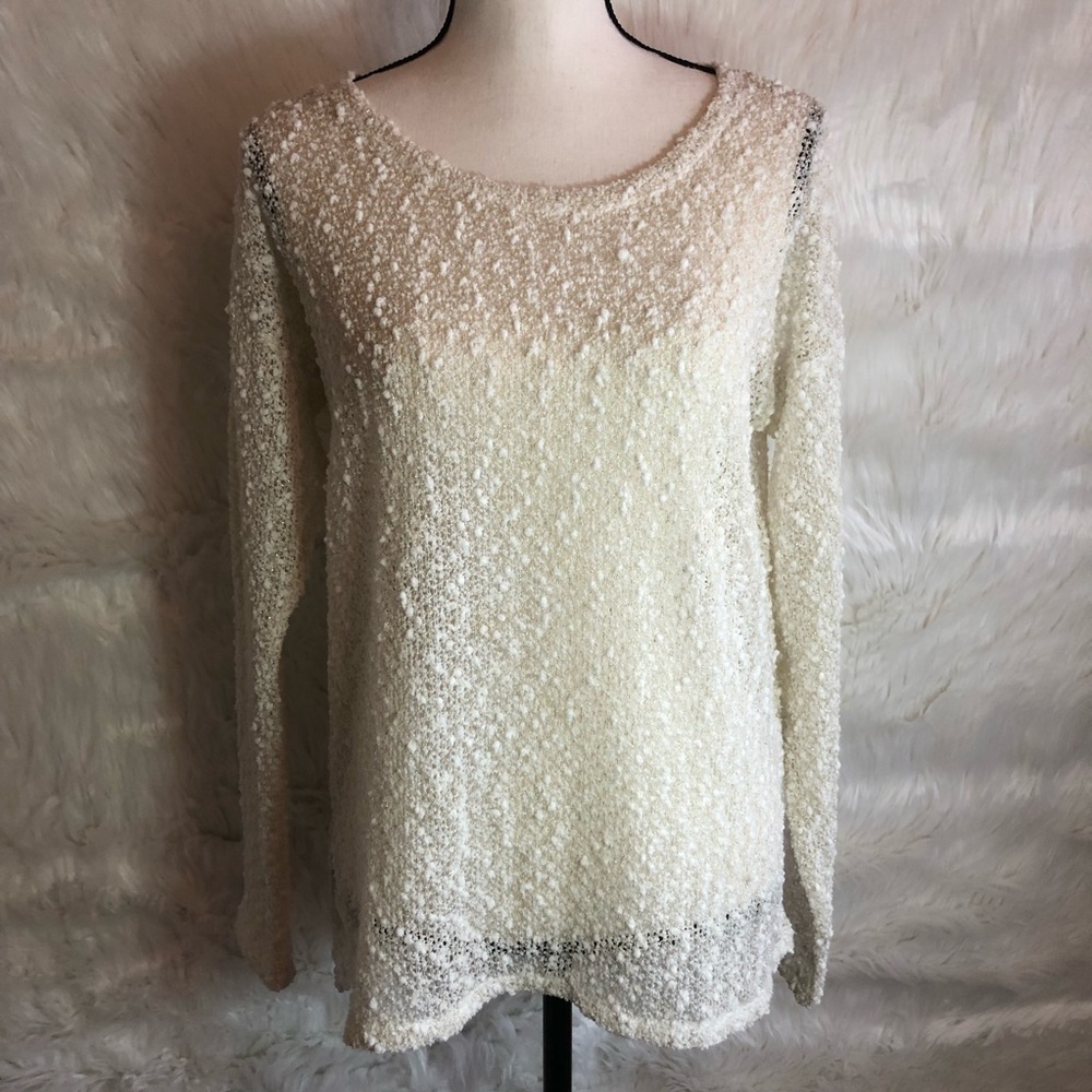 Aeropostale Knit Gold Sweater